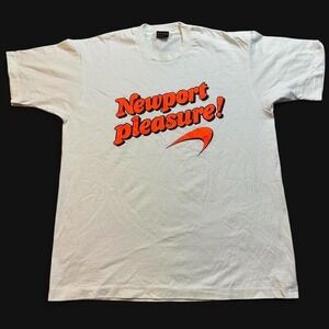 Vintage Newport Pleasure cigarette advertising tshirt size large